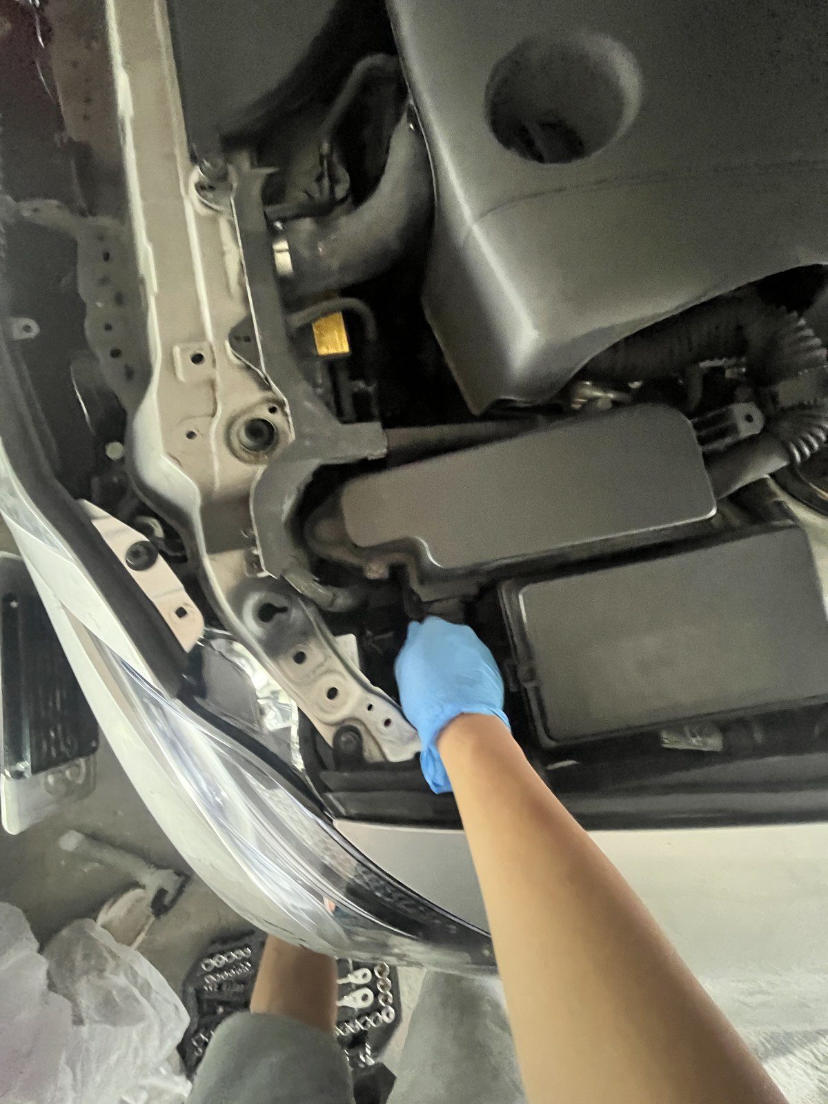 Aiming the new headlights