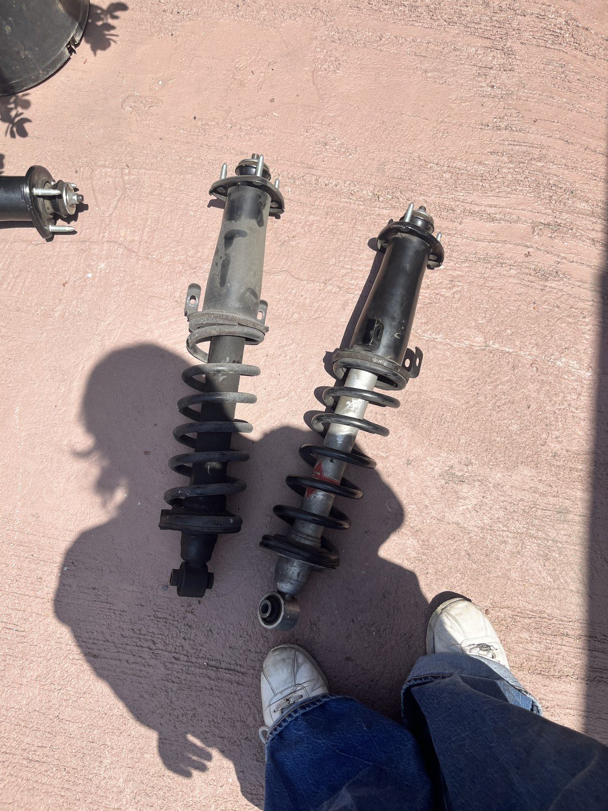 Old assembly next to the replacement