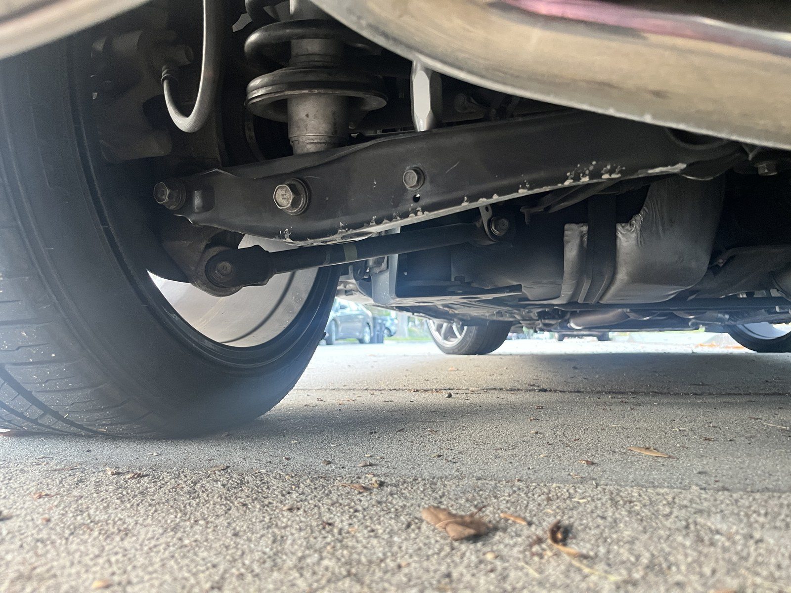 Rear suspension on Inari